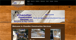 Desktop Screenshot of chandlerconstructionservices.com